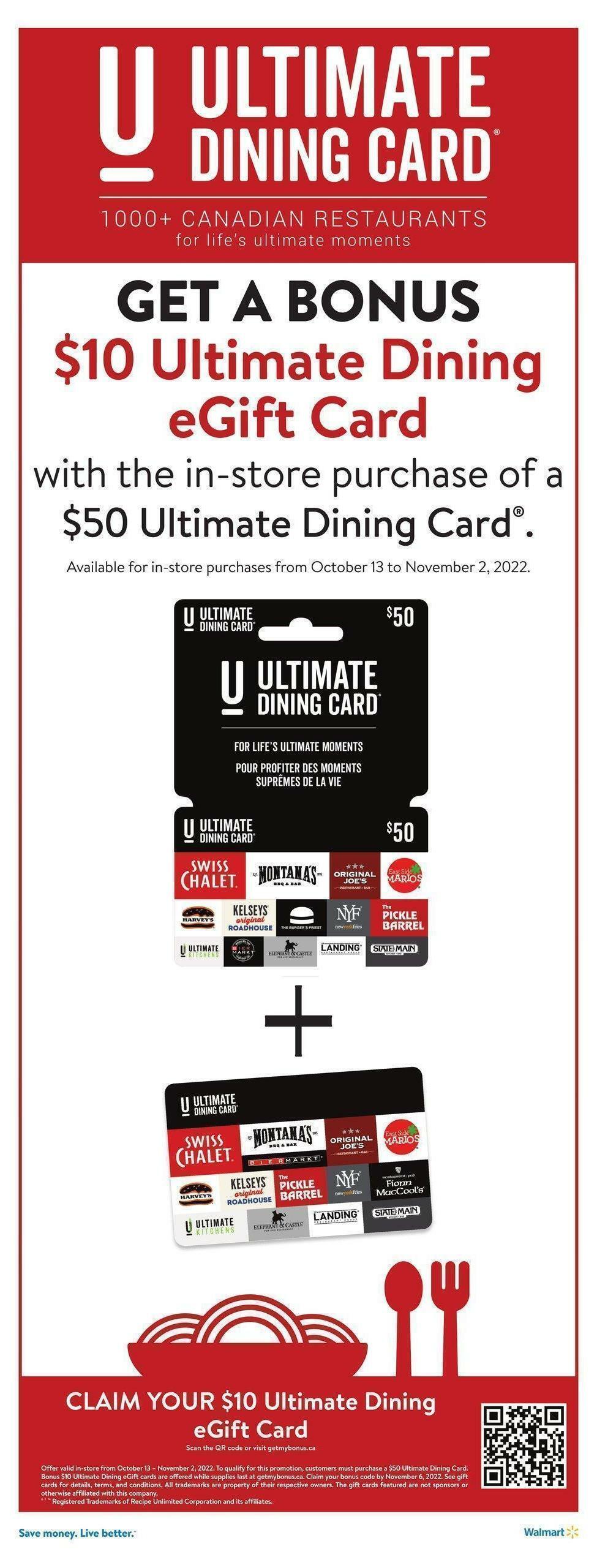 Walmart Flyer from October 20