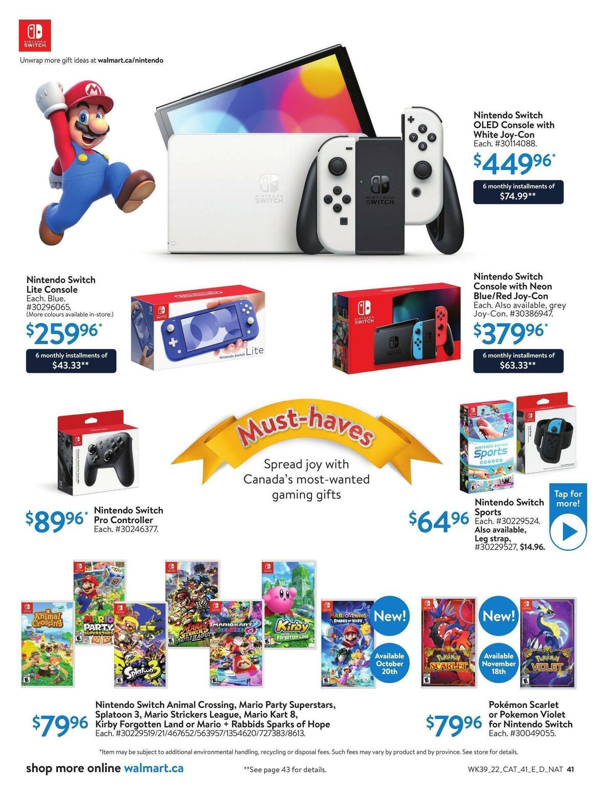 Walmart Toy Digest Flyer from October 20