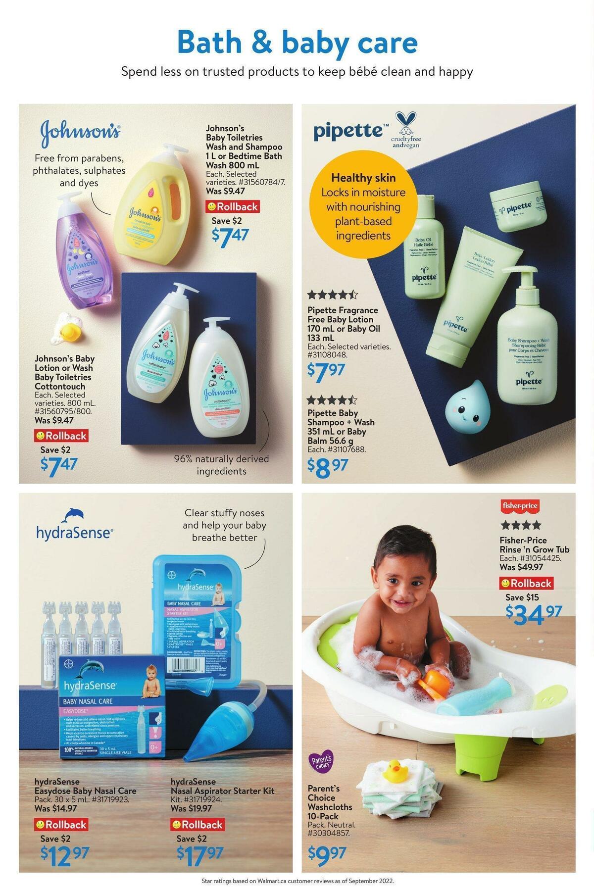 Walmart Everything Baby Flyer from October 20