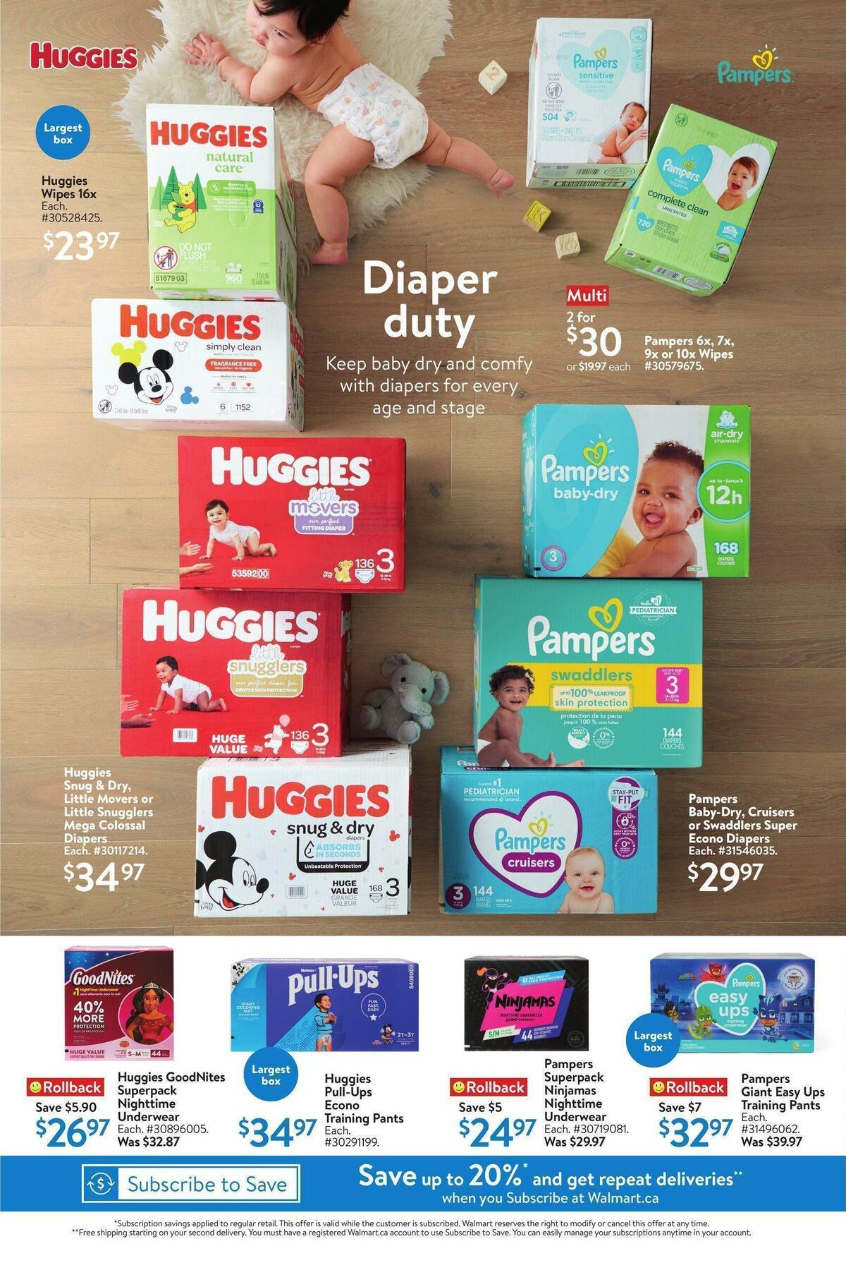 Walmart Everything Baby Flyer from October 20