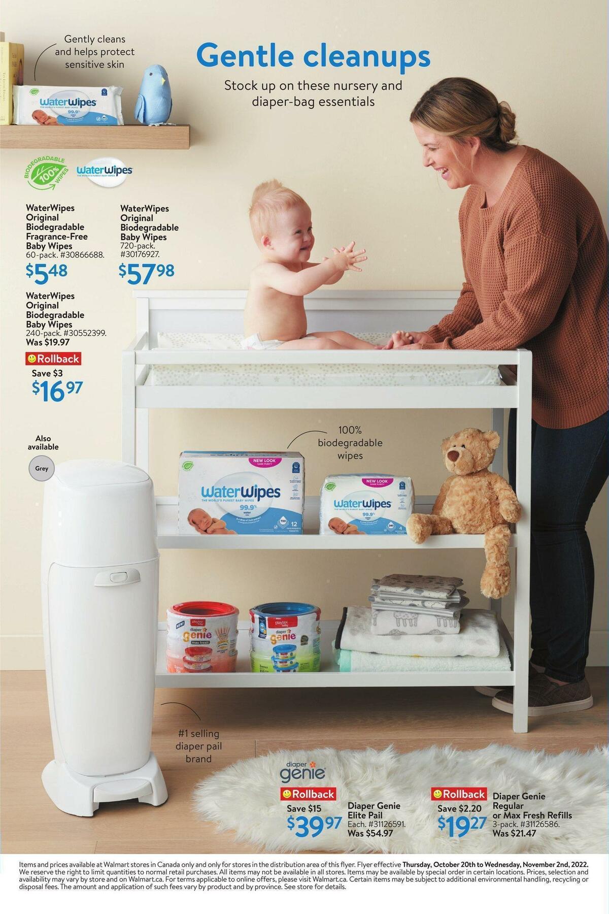 Walmart Everything Baby Flyer from October 20