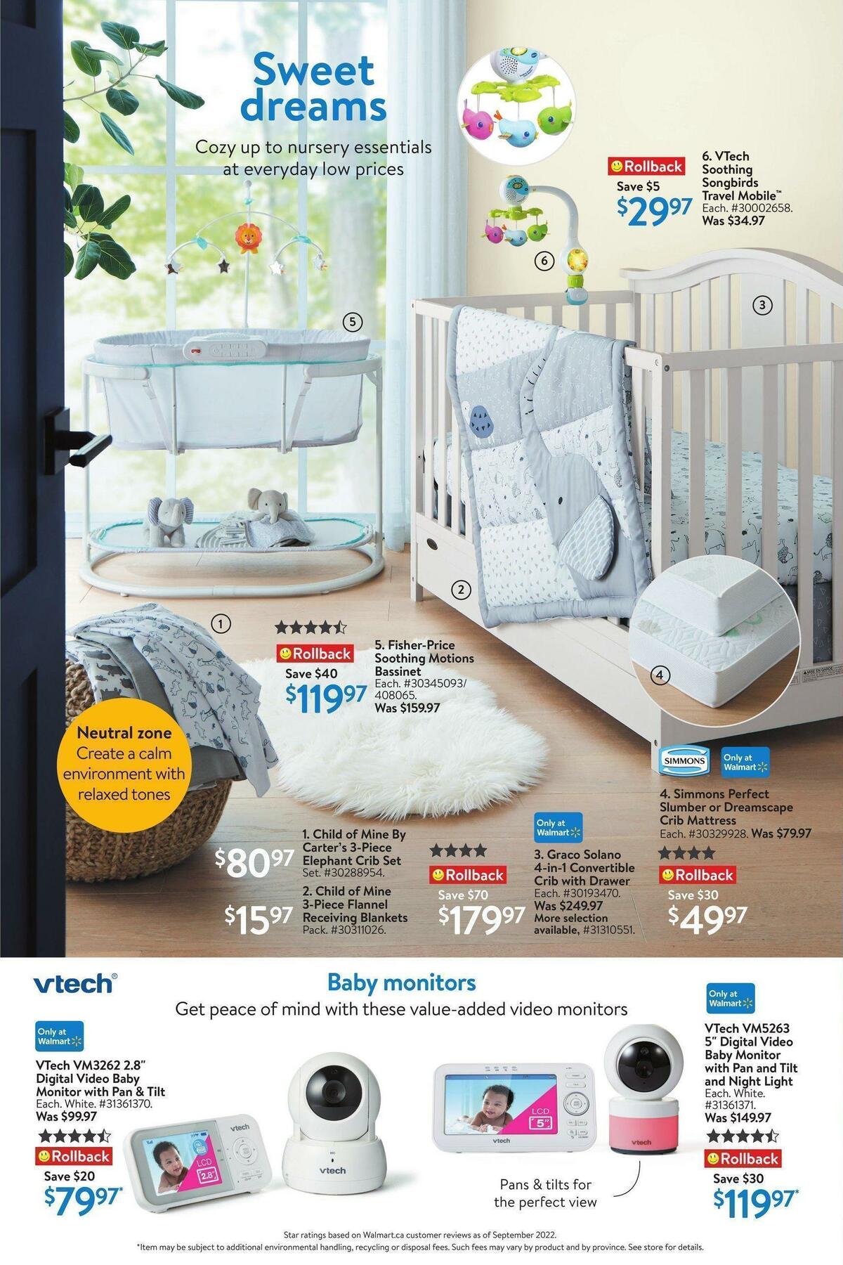 Walmart Everything Baby Flyer from October 20