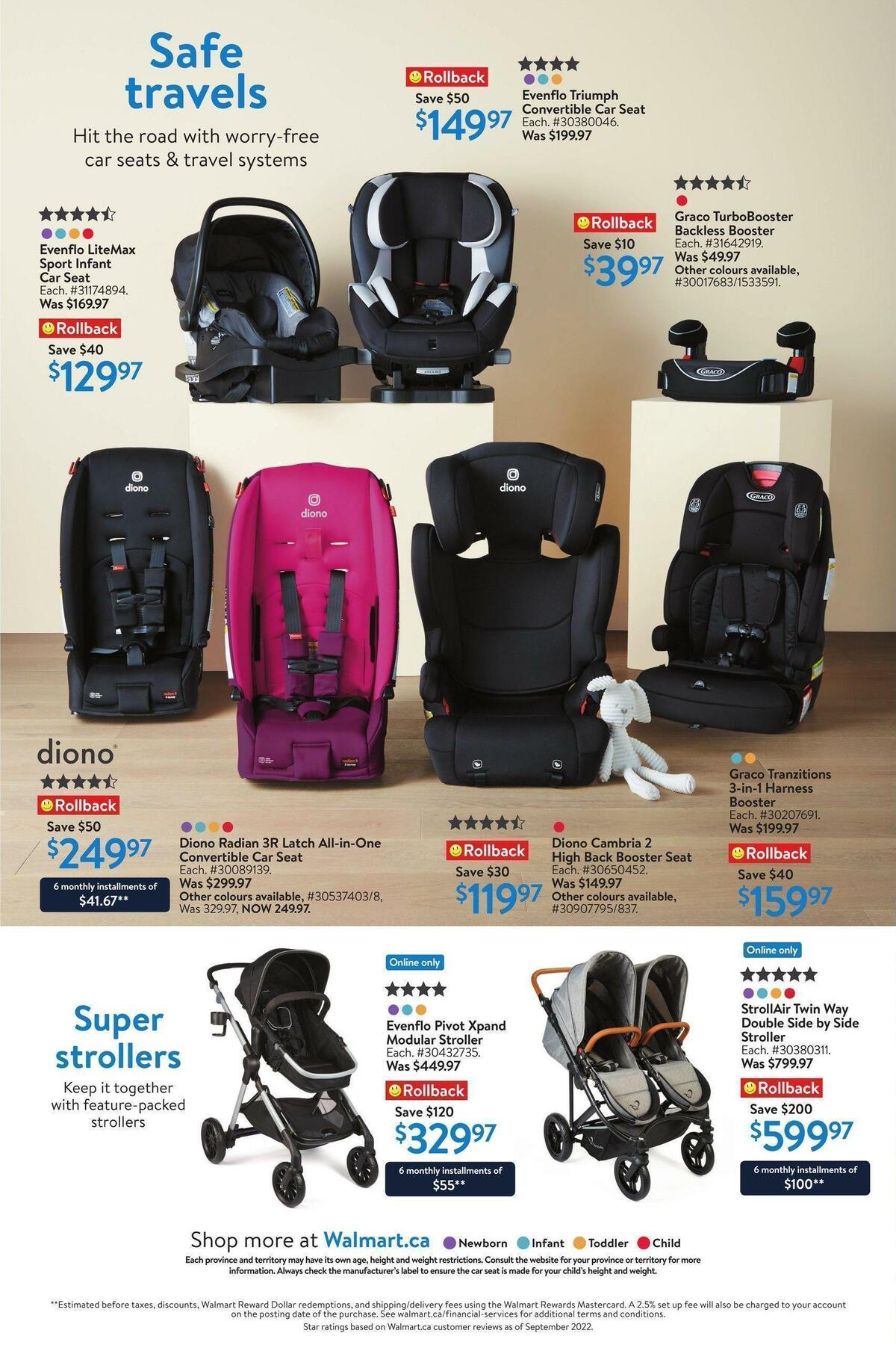 Walmart Everything Baby Flyer from October 20
