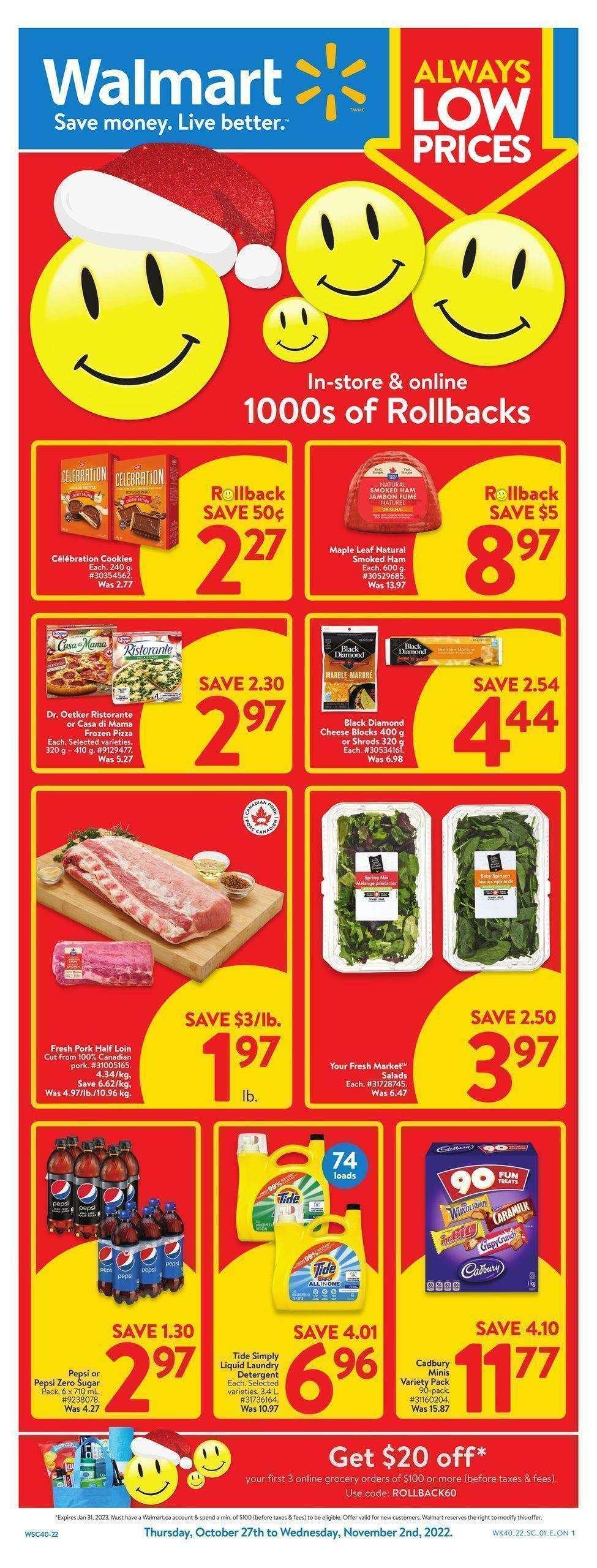 Walmart Flyer from October 27