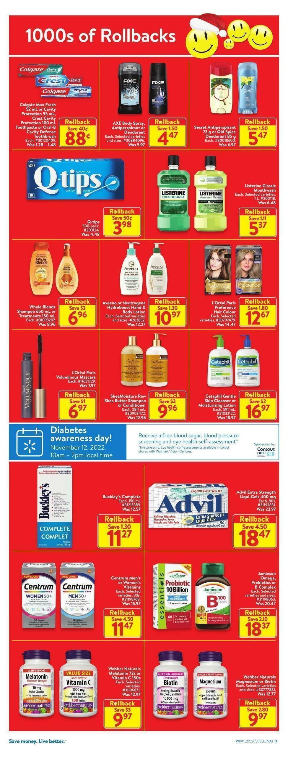 Walmart Flyer from November 3