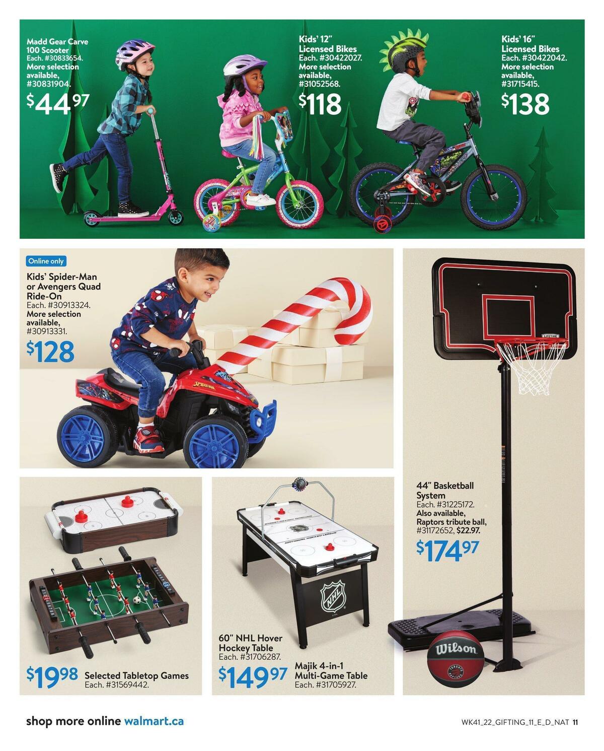 Walmart Holiday Gifting Flyer from November 3