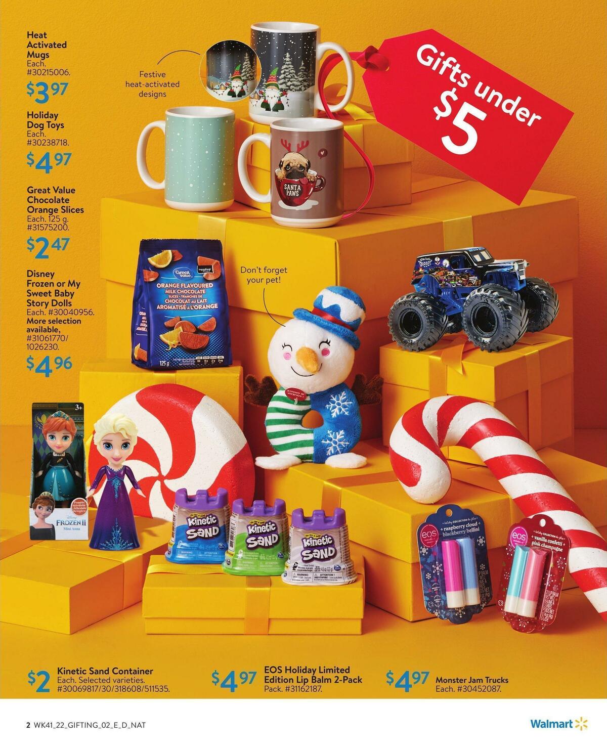 Walmart Holiday Gifting Flyer from November 3