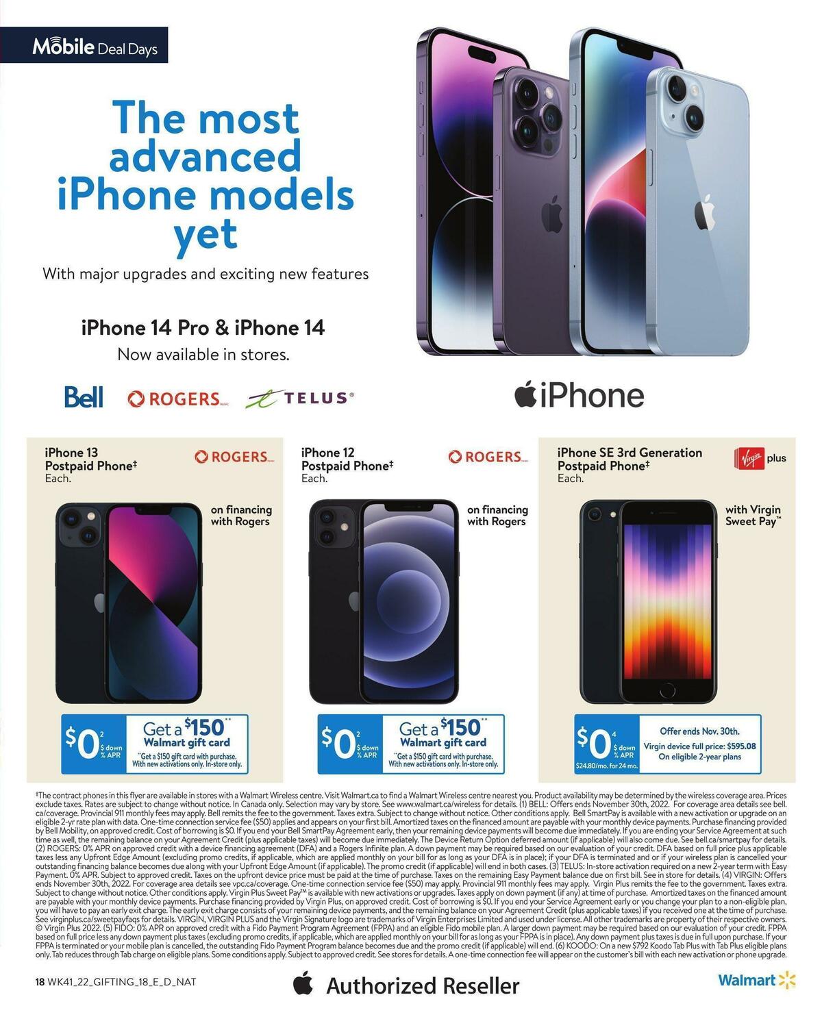 Walmart Holiday Gifting Flyer from November 3