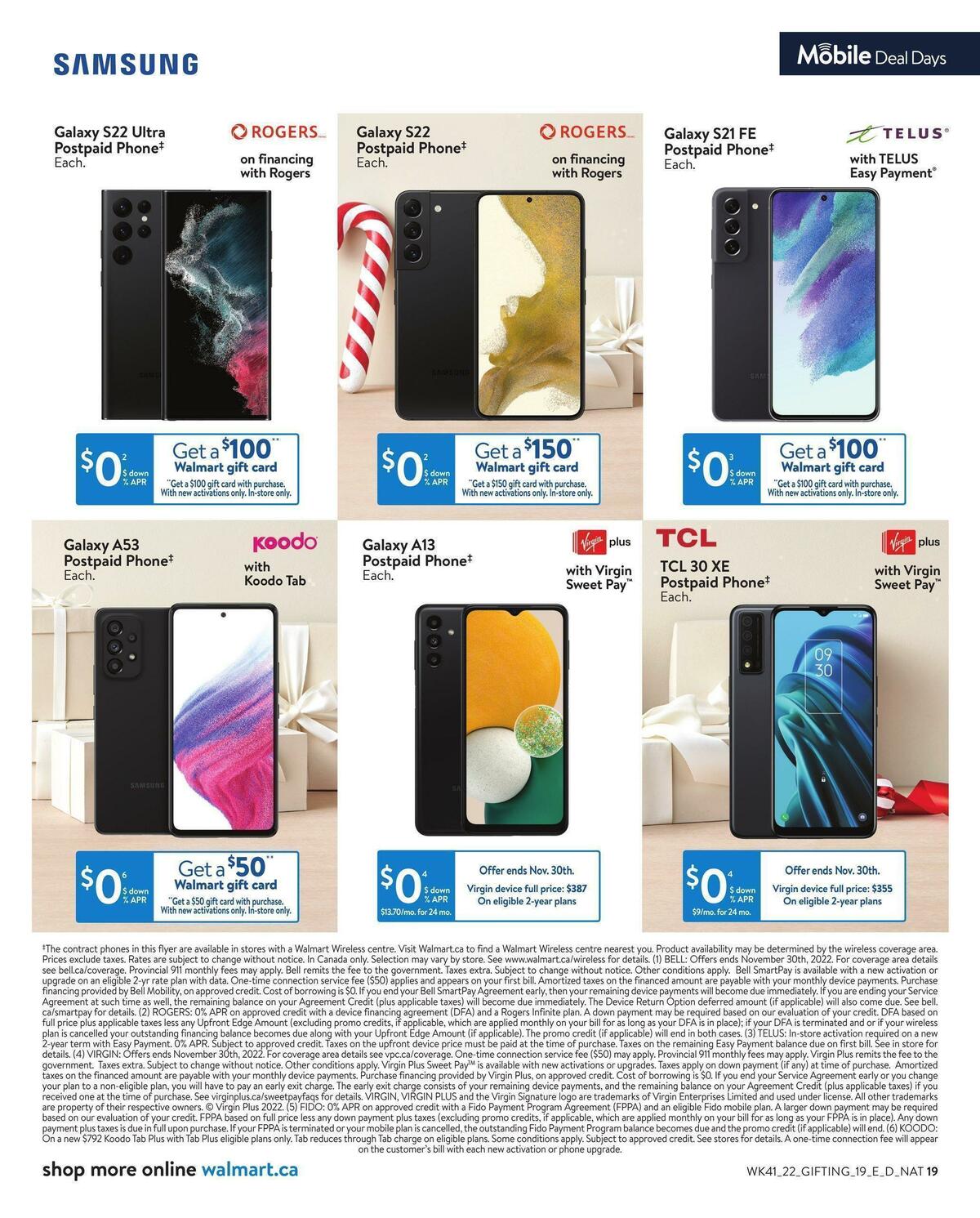 Walmart Holiday Gifting Flyer from November 3