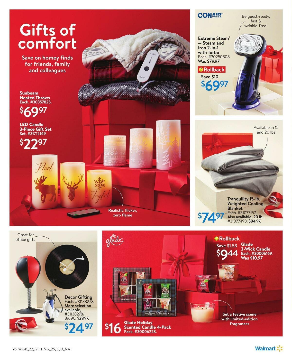 Walmart Holiday Gifting Flyer from November 3