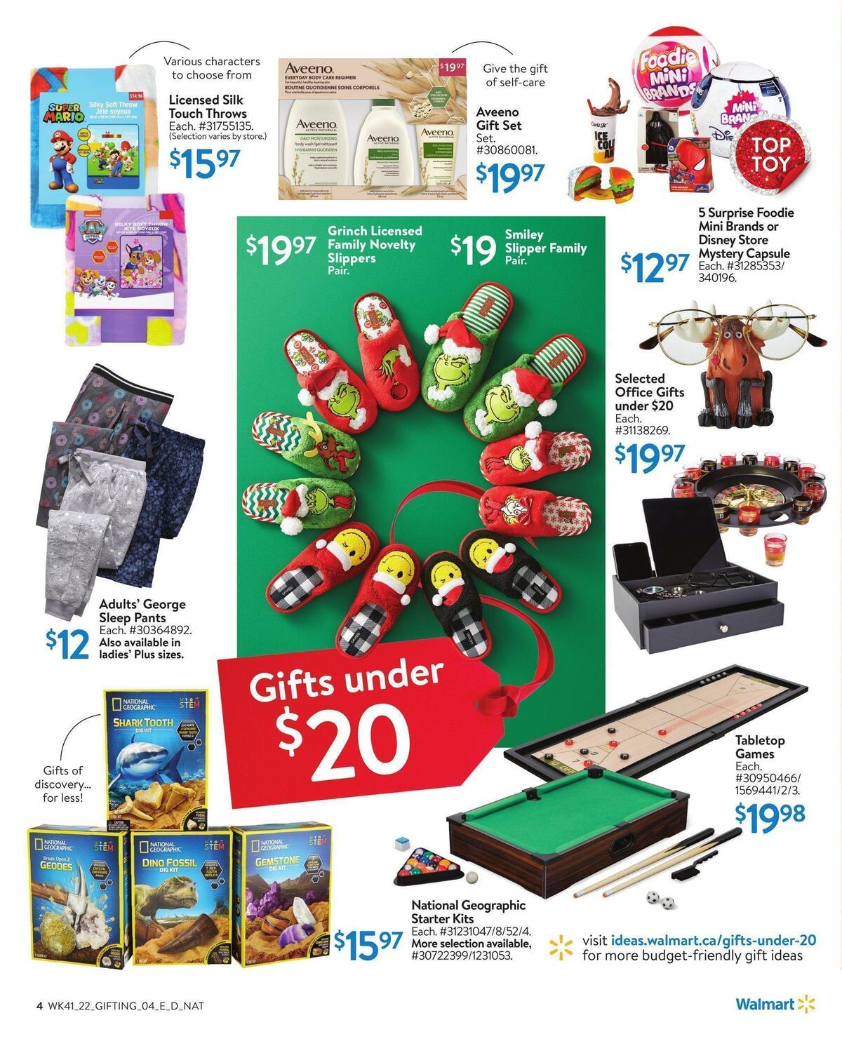 Walmart Holiday Gifting Flyer from November 3