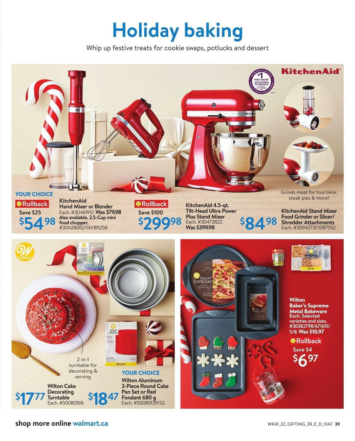 Walmart Holiday Gifting Flyer from November 3