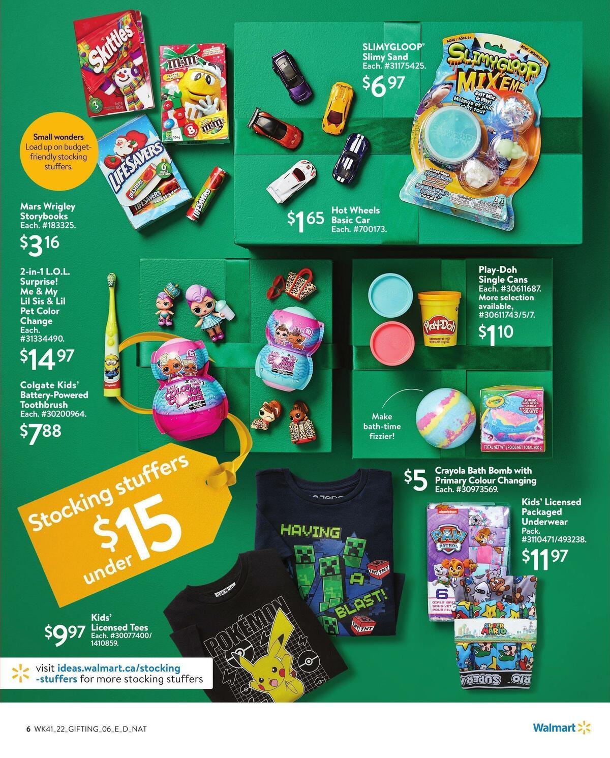 Walmart Holiday Gifting Flyer from November 3