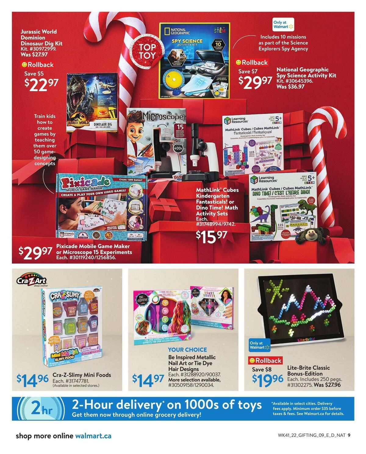 Walmart Holiday Gifting Flyer from November 3
