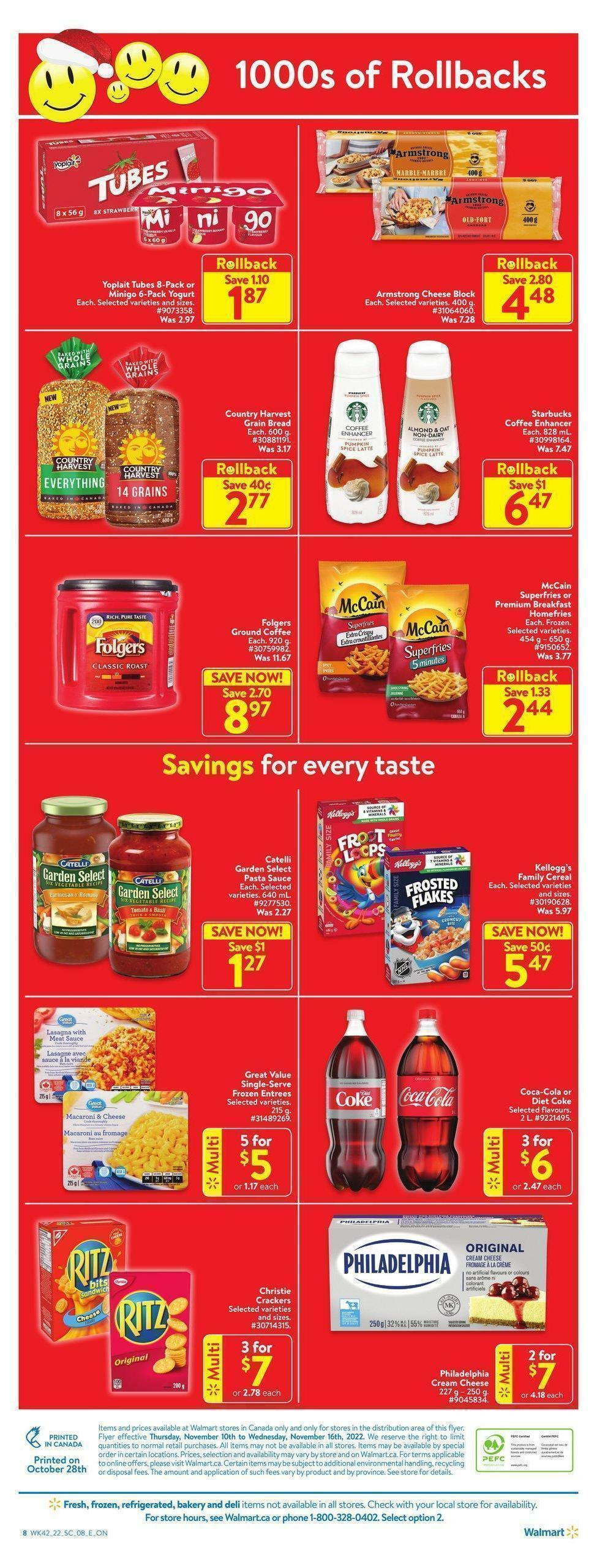 Walmart Flyer from November 10