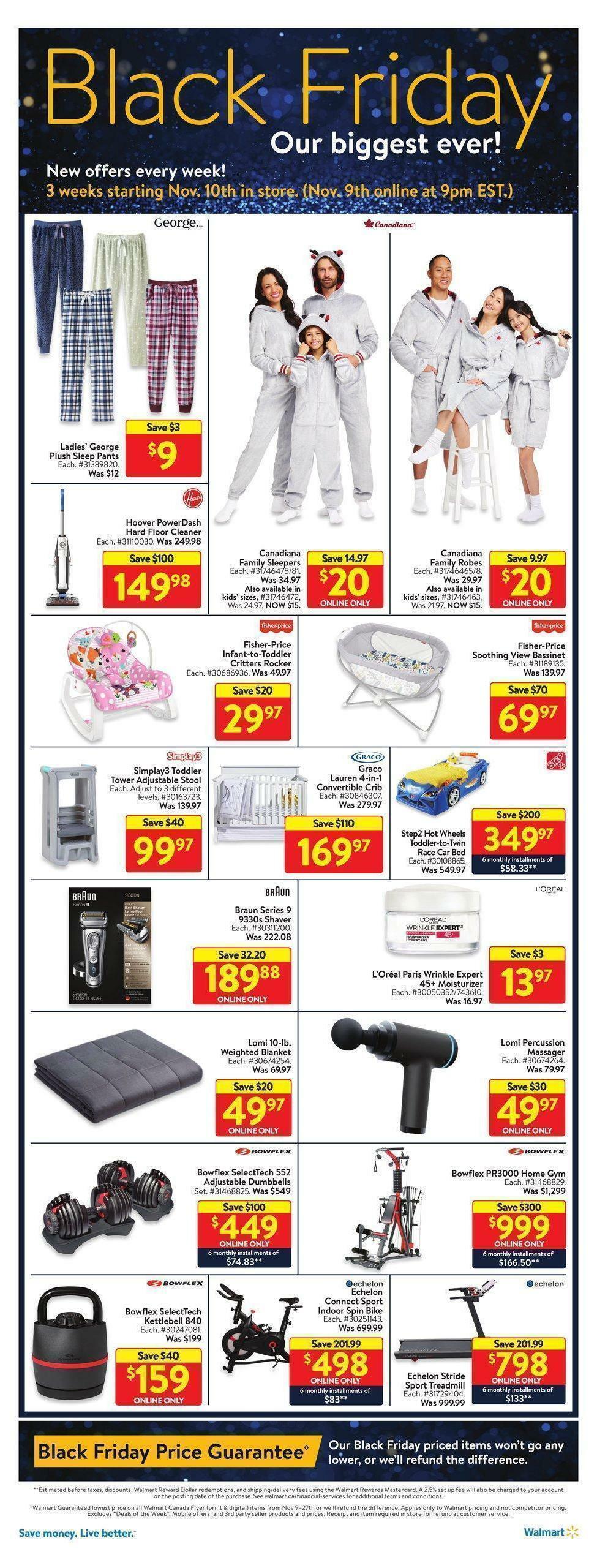 Walmart Black Friday Flyer from November 10