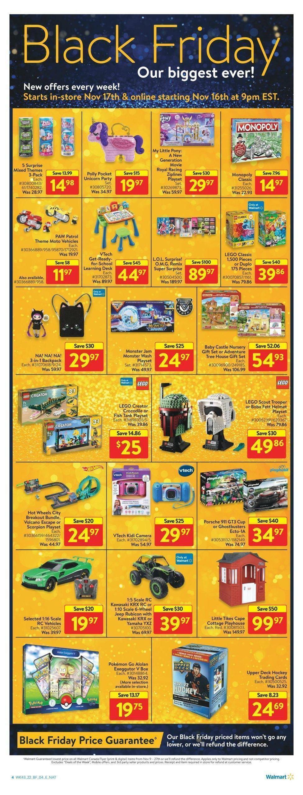 Walmart Black Friday Flyer from November 17