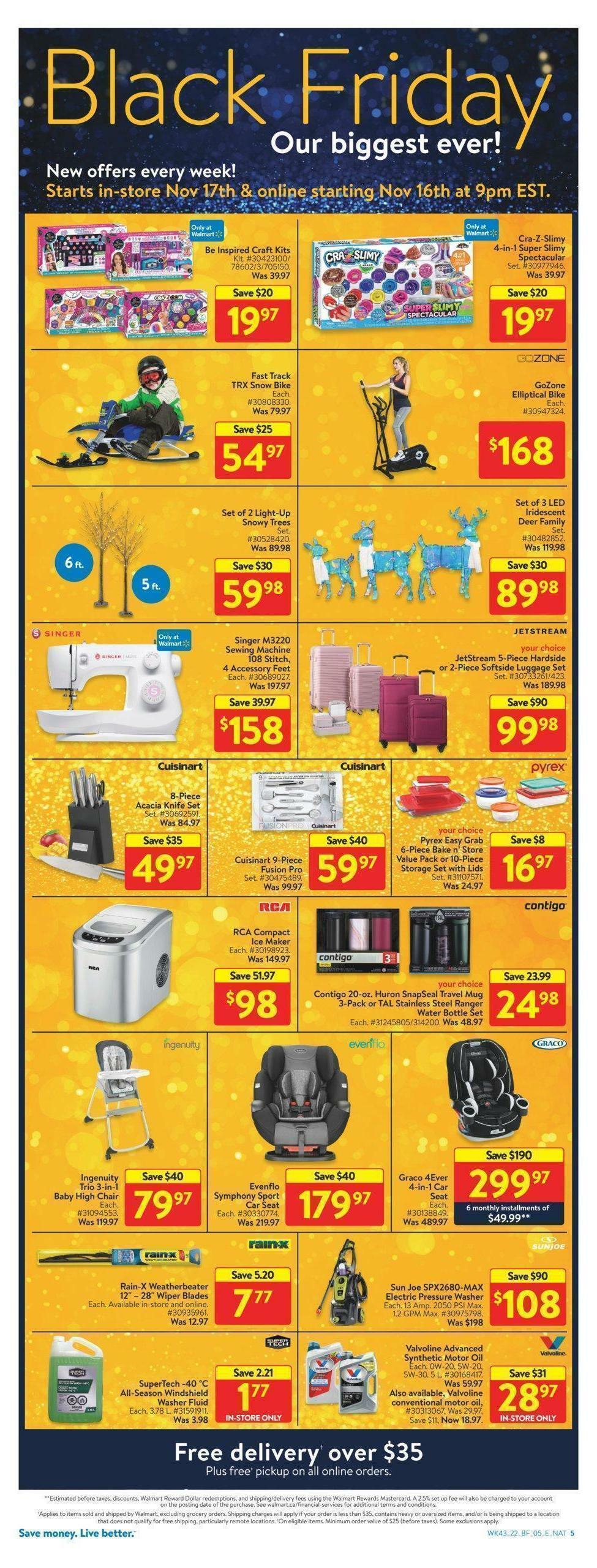 Walmart Black Friday Flyer from November 17