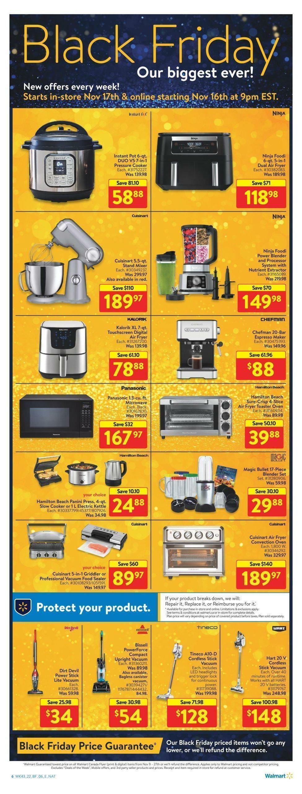 Walmart Black Friday Flyer from November 17
