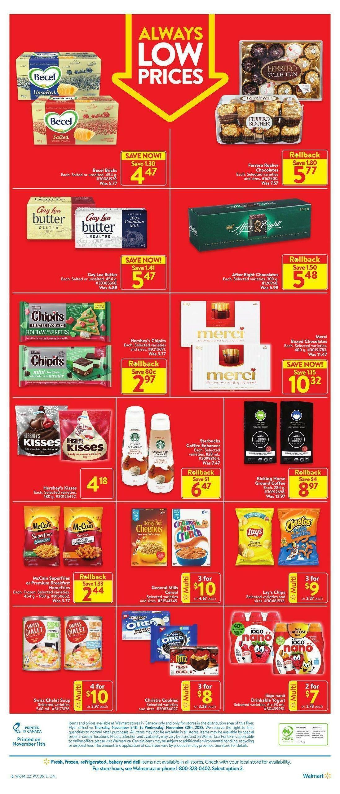 Walmart Flyer from November 24