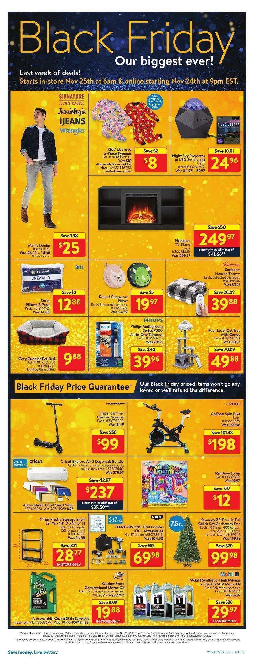 Walmart Black Friday Flyer from November 24