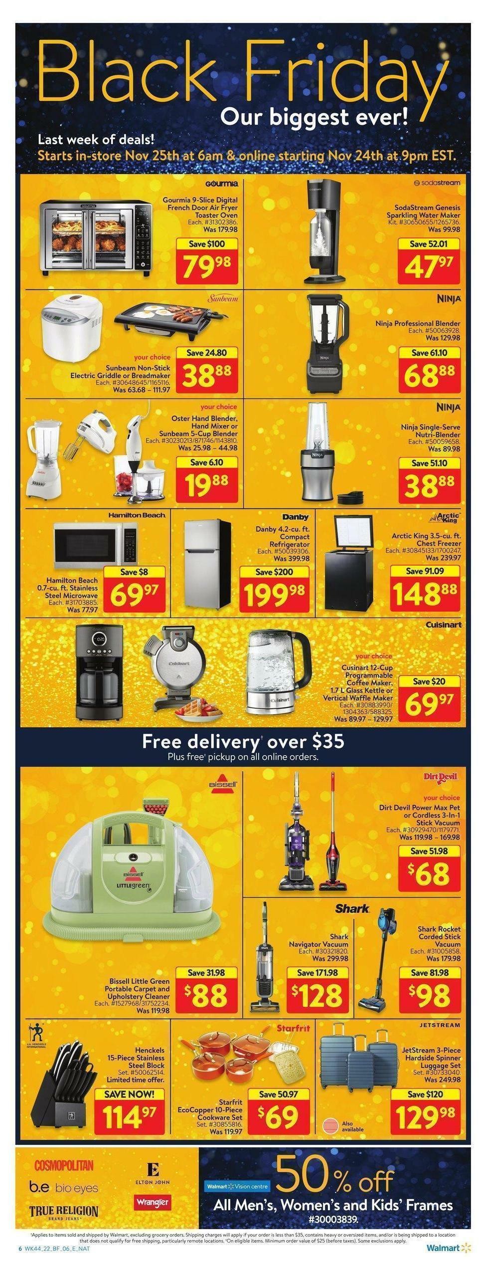 Walmart Black Friday Flyer from November 24