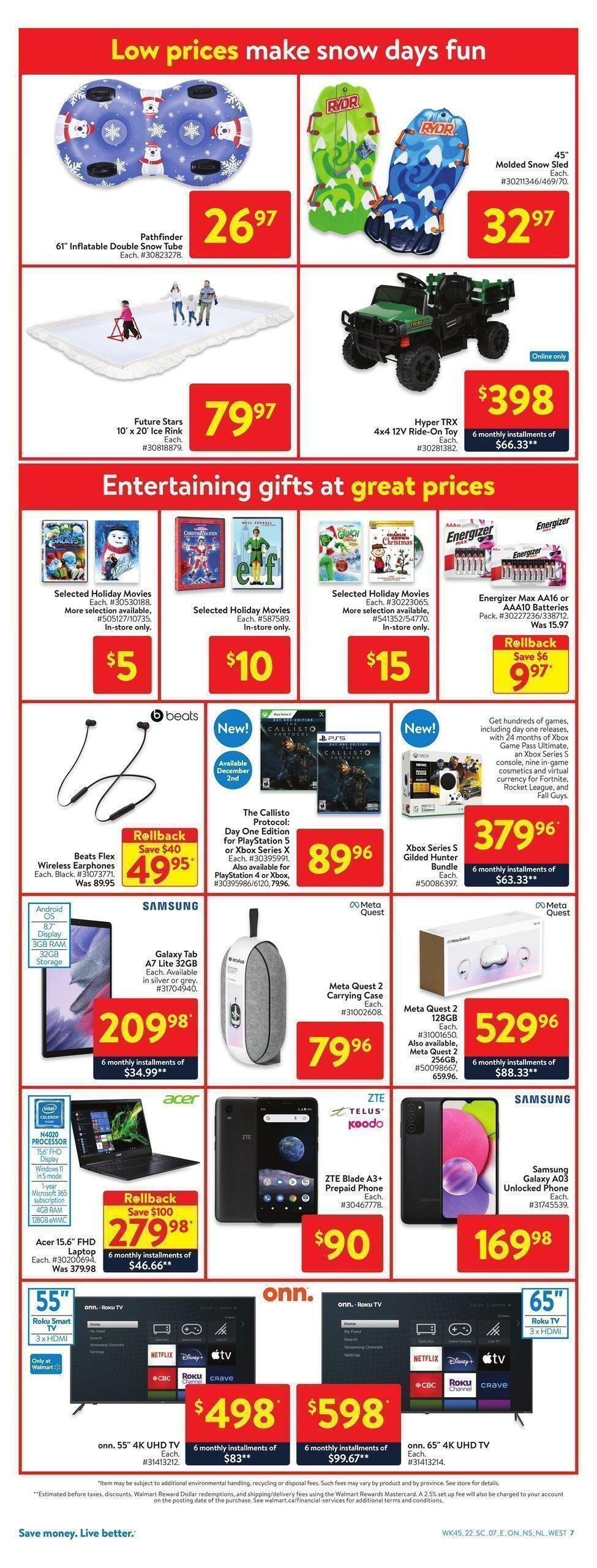 Walmart Flyer from December 1