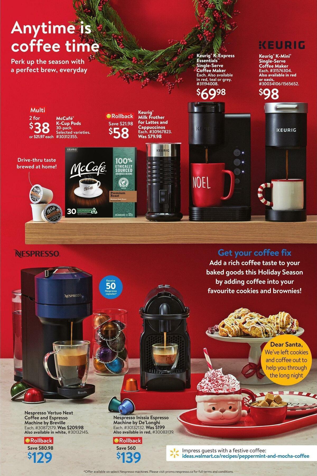 Walmart Holiday Hosting Flyer from December 1