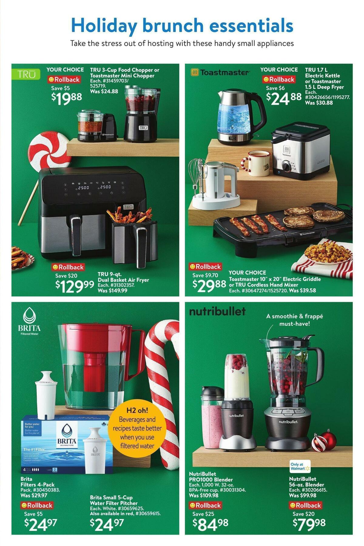 Walmart Holiday Hosting Flyer from December 1