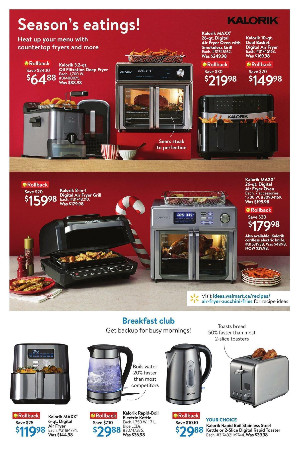 Walmart Holiday Hosting Flyer from December 1