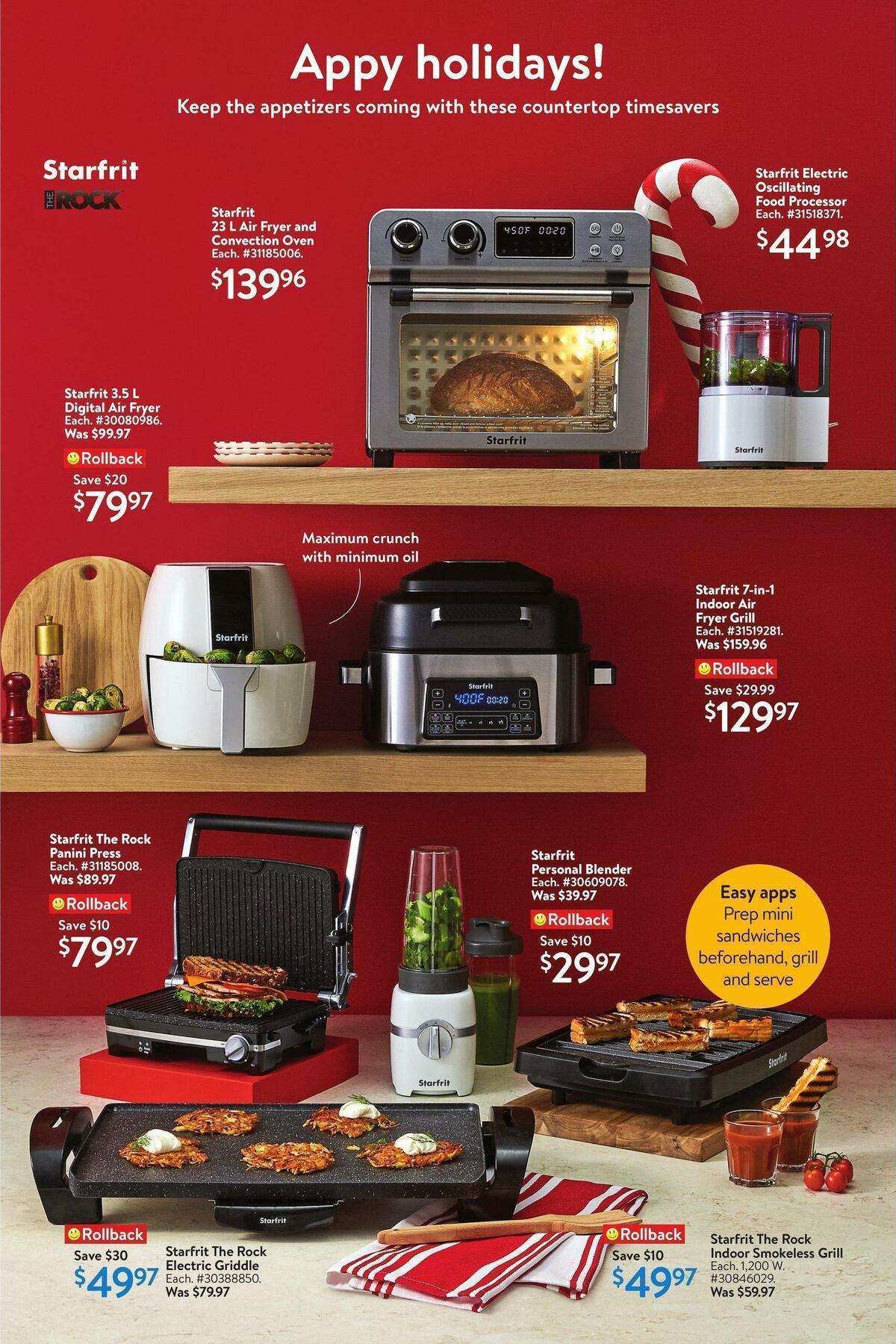 Walmart Holiday Hosting Flyer from December 1