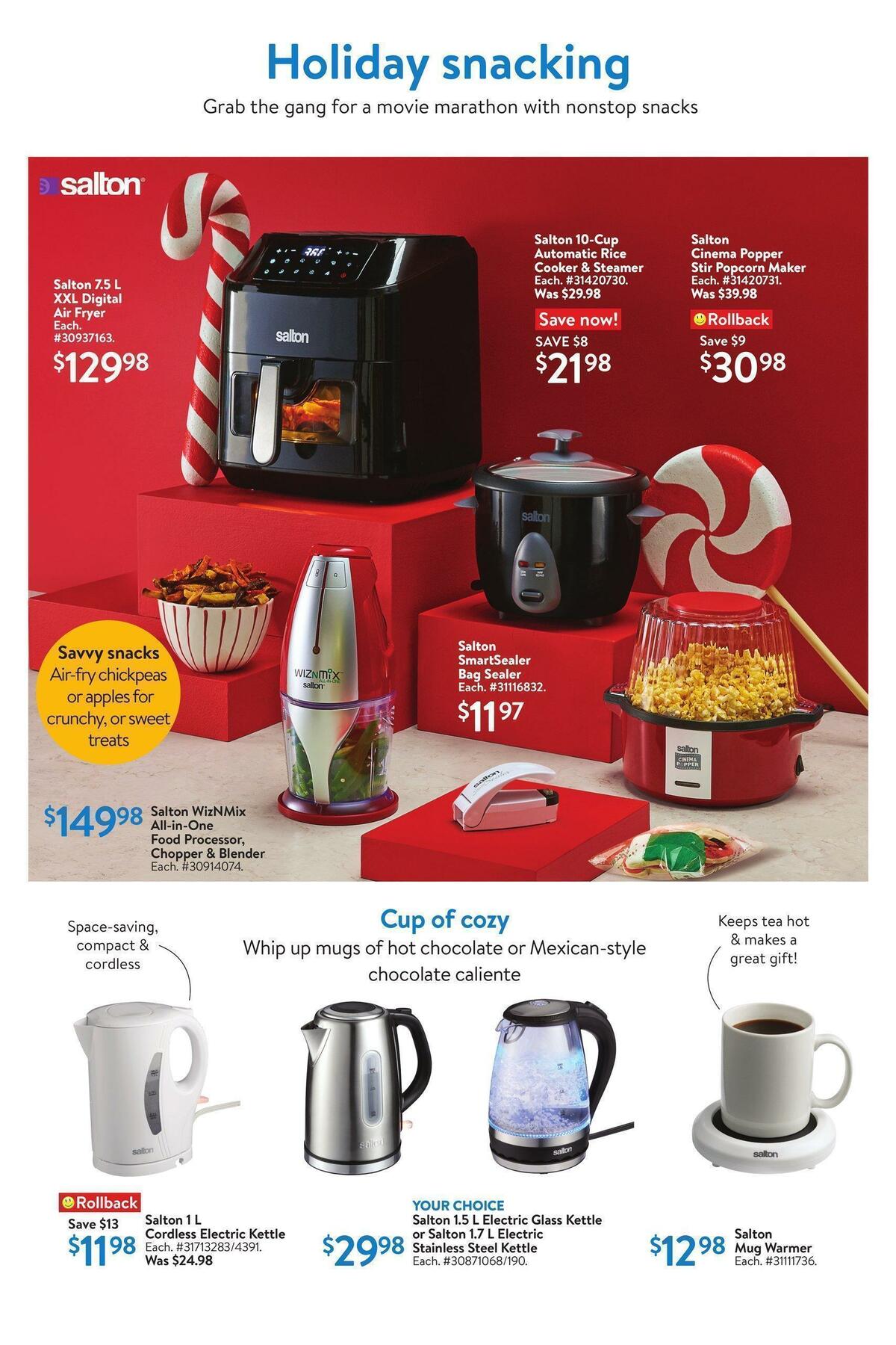 Walmart Holiday Hosting Flyer from December 1