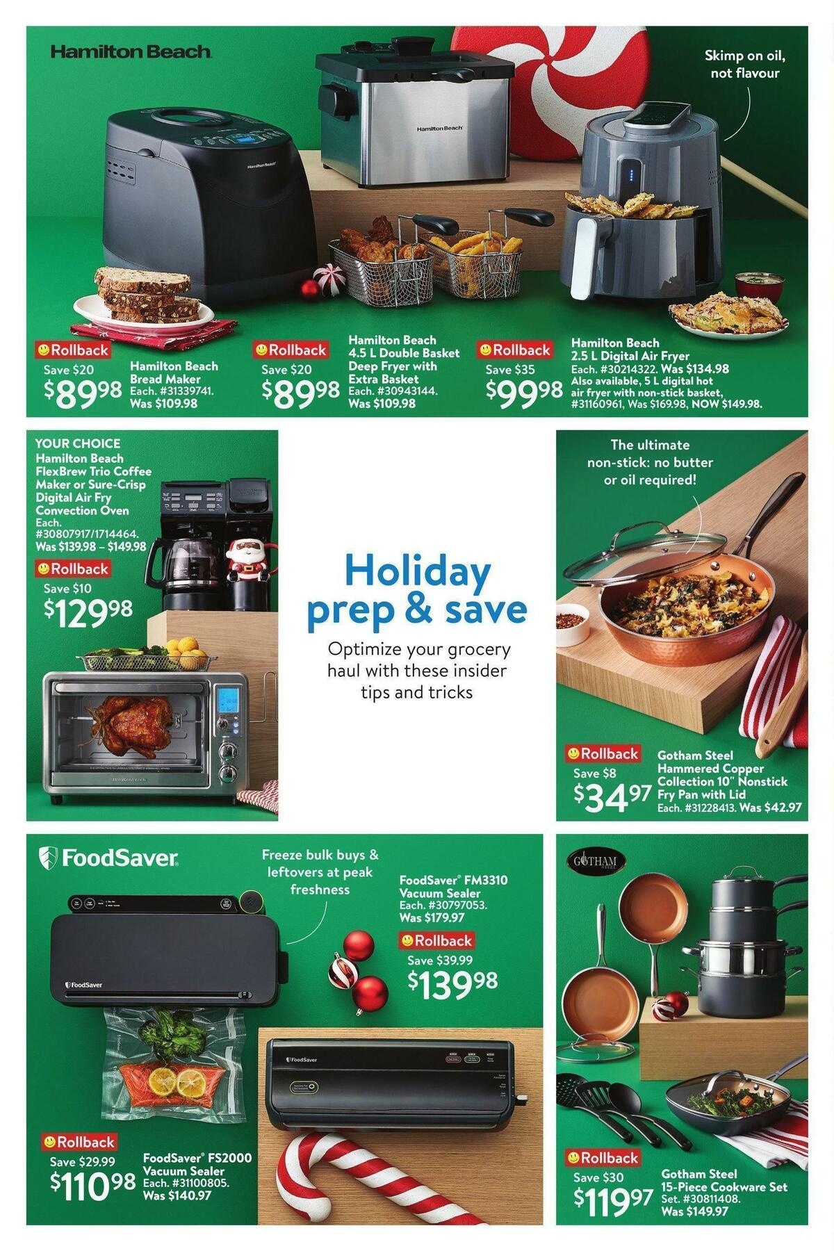 Walmart Holiday Hosting Flyer from December 1