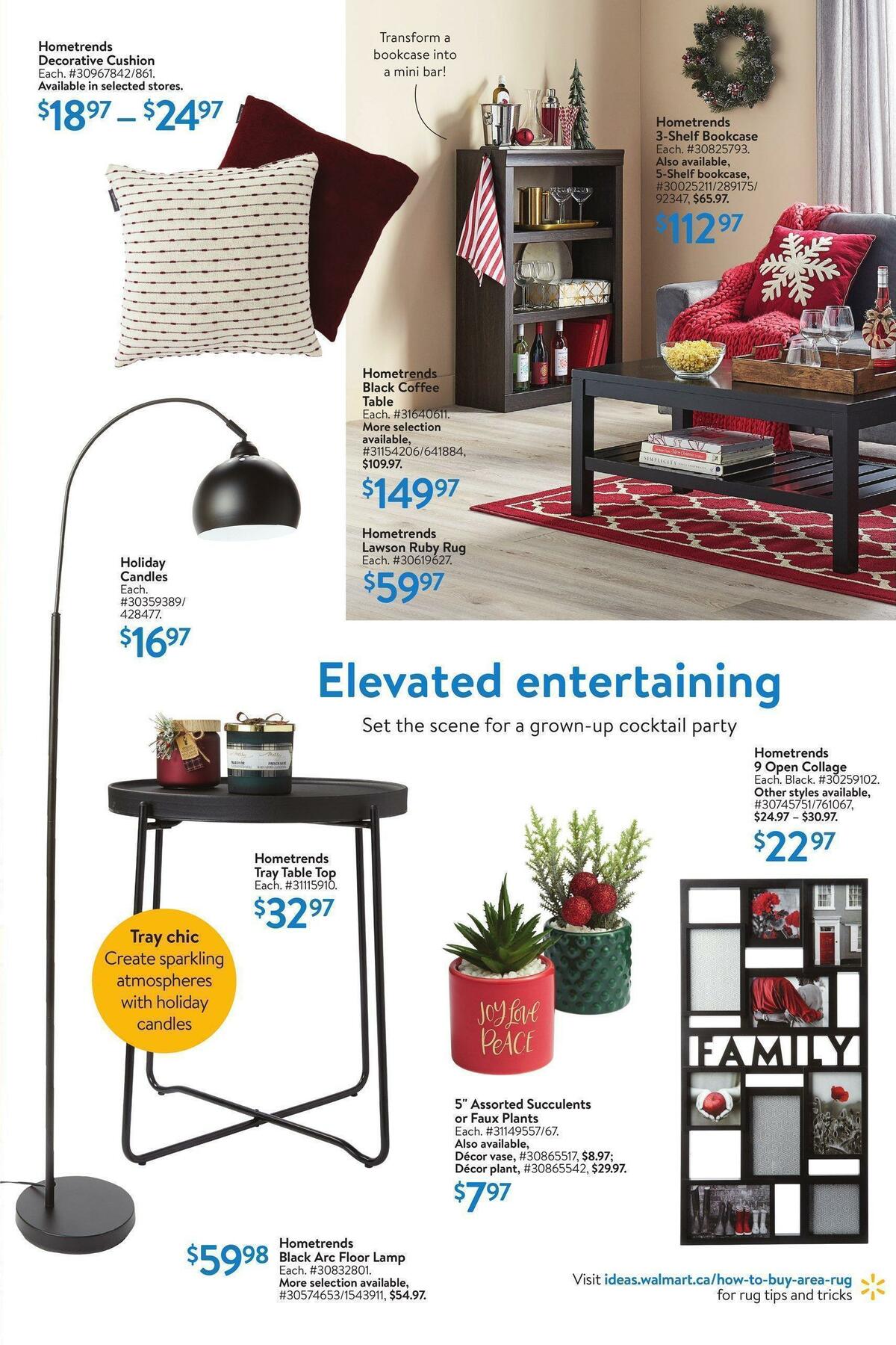 Walmart Holiday Hosting Flyer from December 1