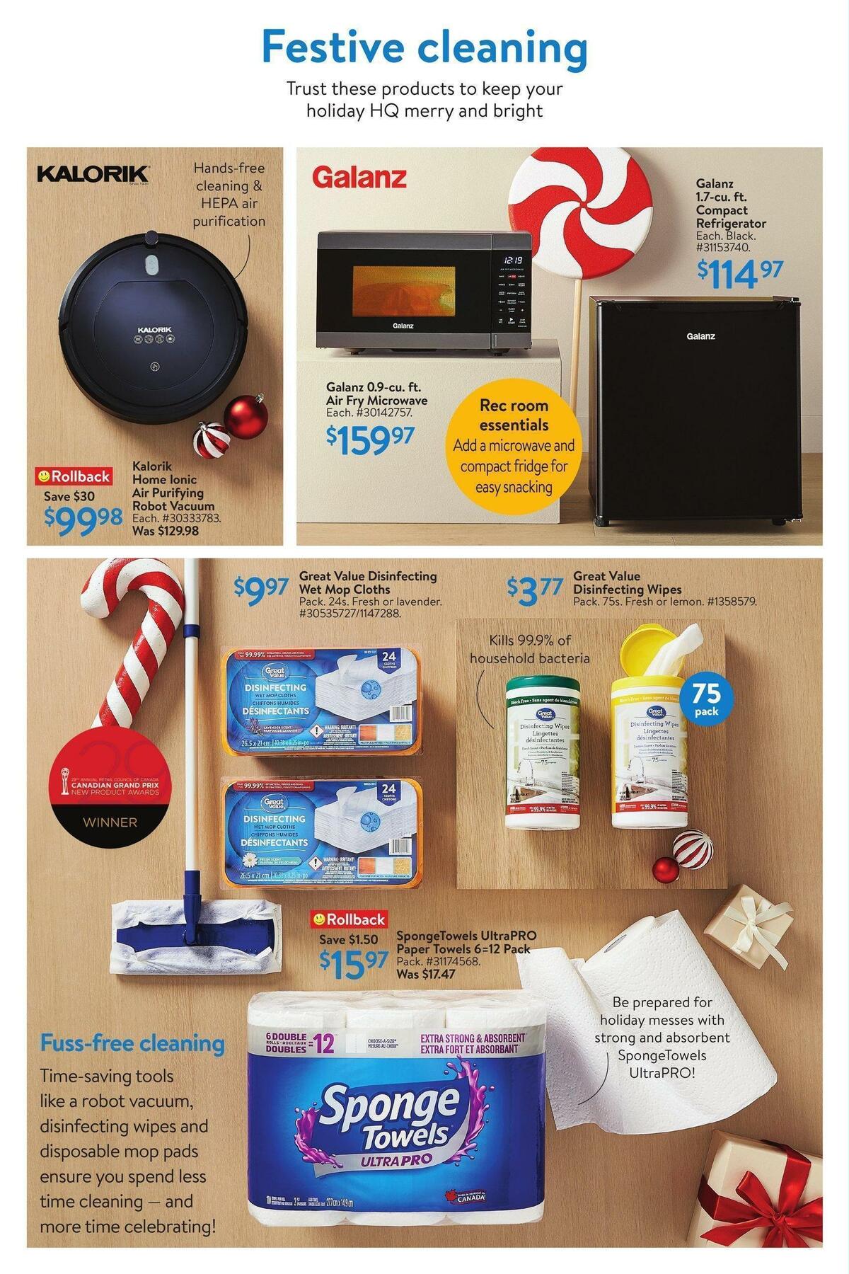Walmart Holiday Hosting Flyer from December 1