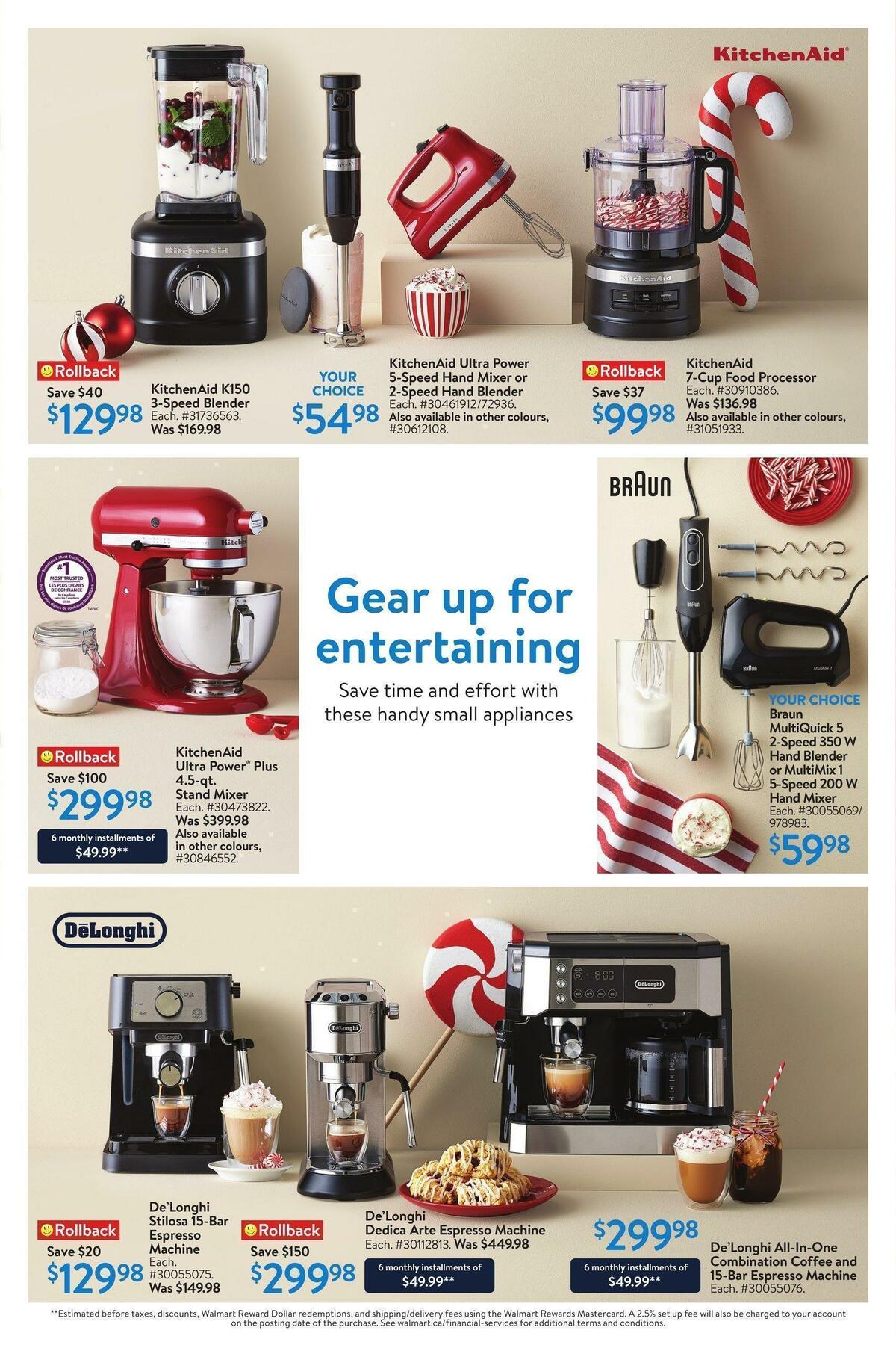 Walmart Holiday Hosting Flyer from December 1