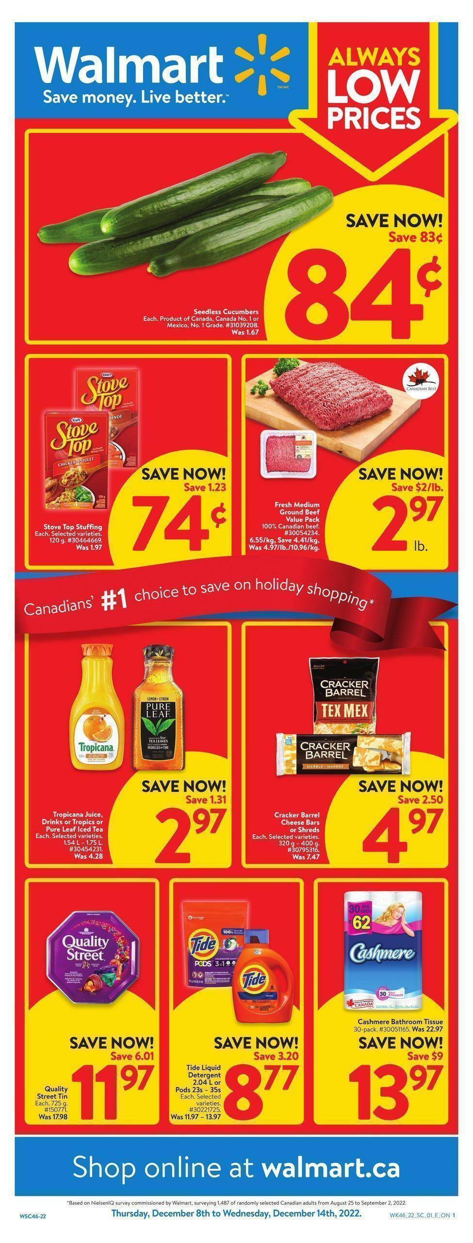 Walmart Flyer from December 8