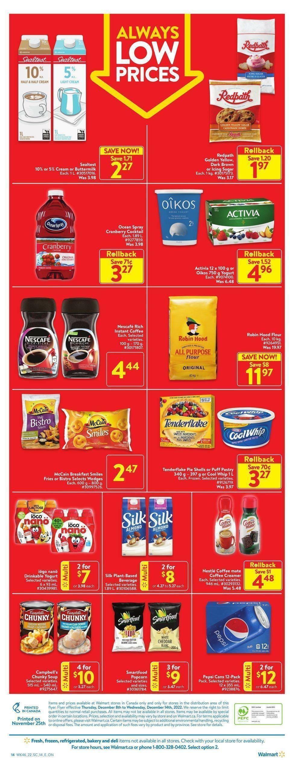 Walmart Flyer from December 8