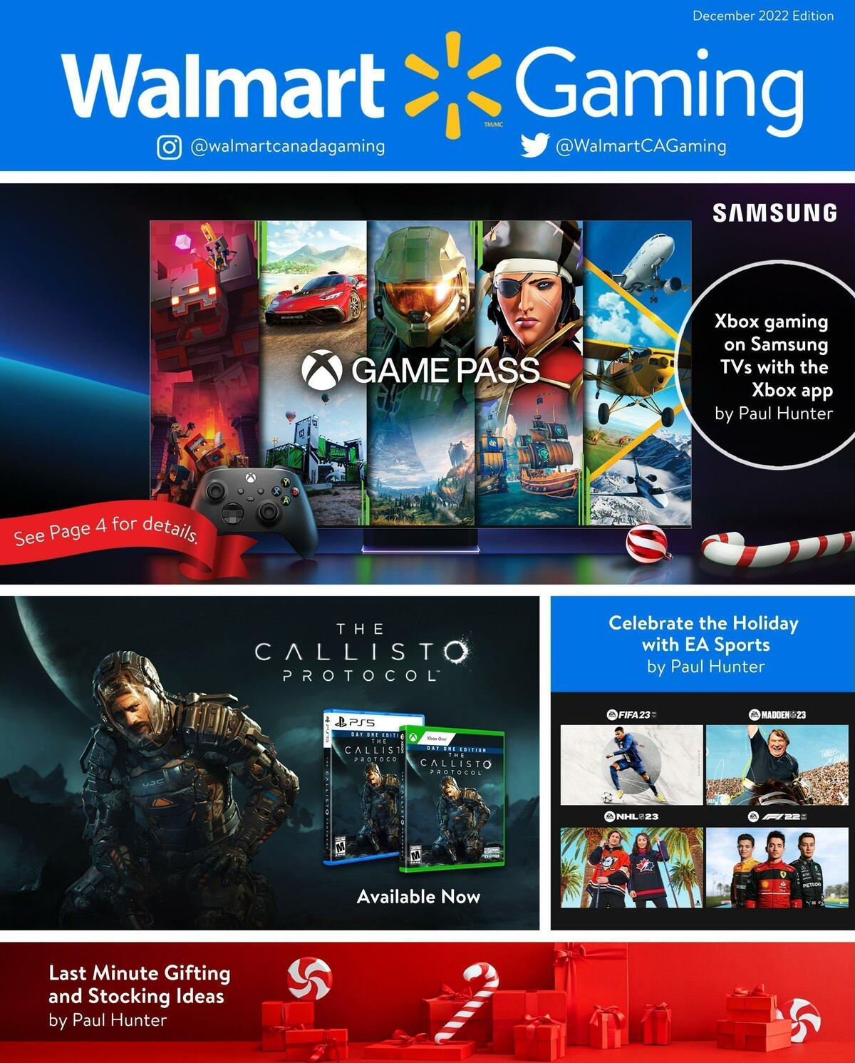 Walmart December Gaming Catalogue Flyer from December 8