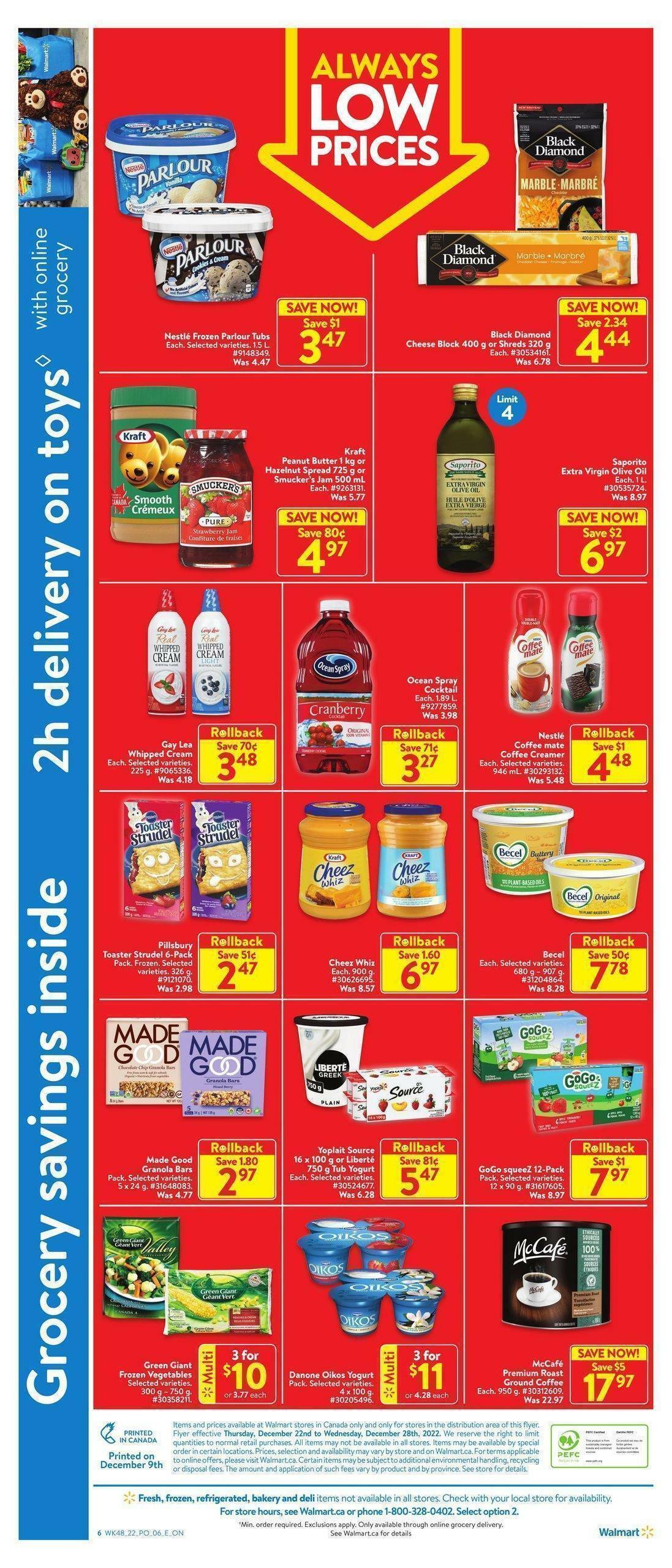 Walmart Flyer from December 22