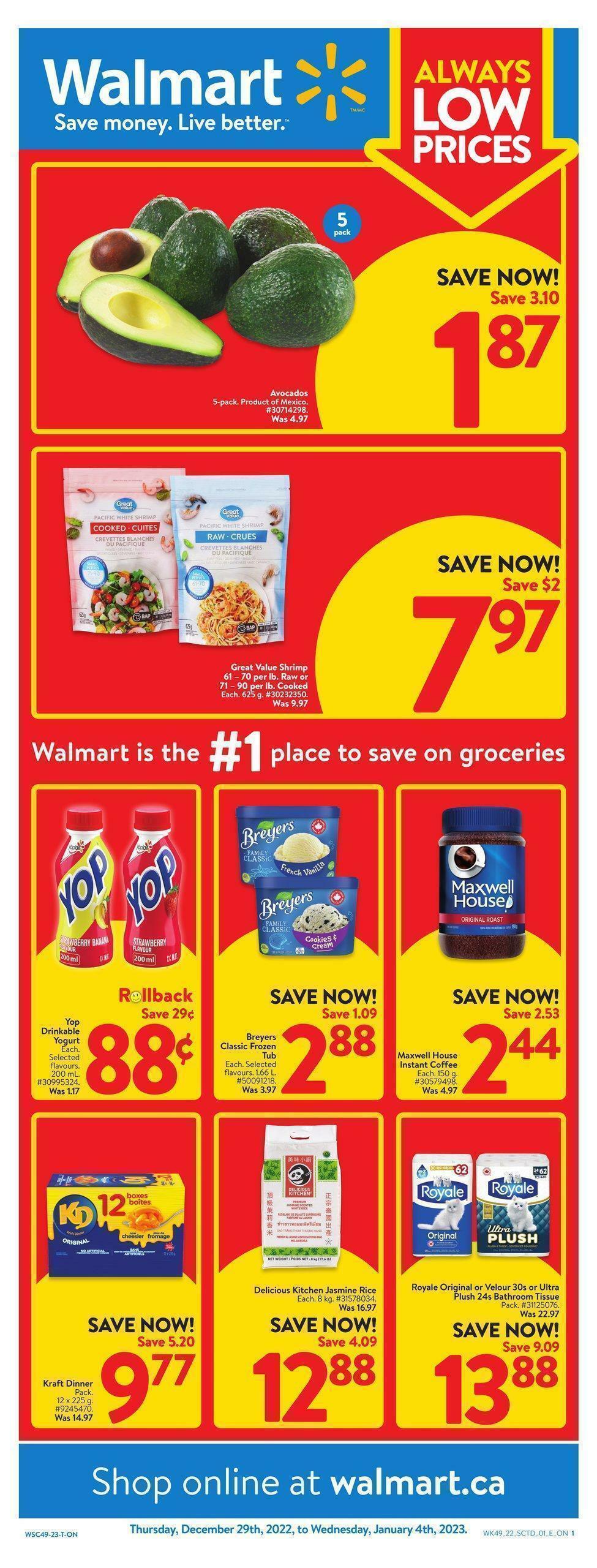 Walmart Flyer from December 29