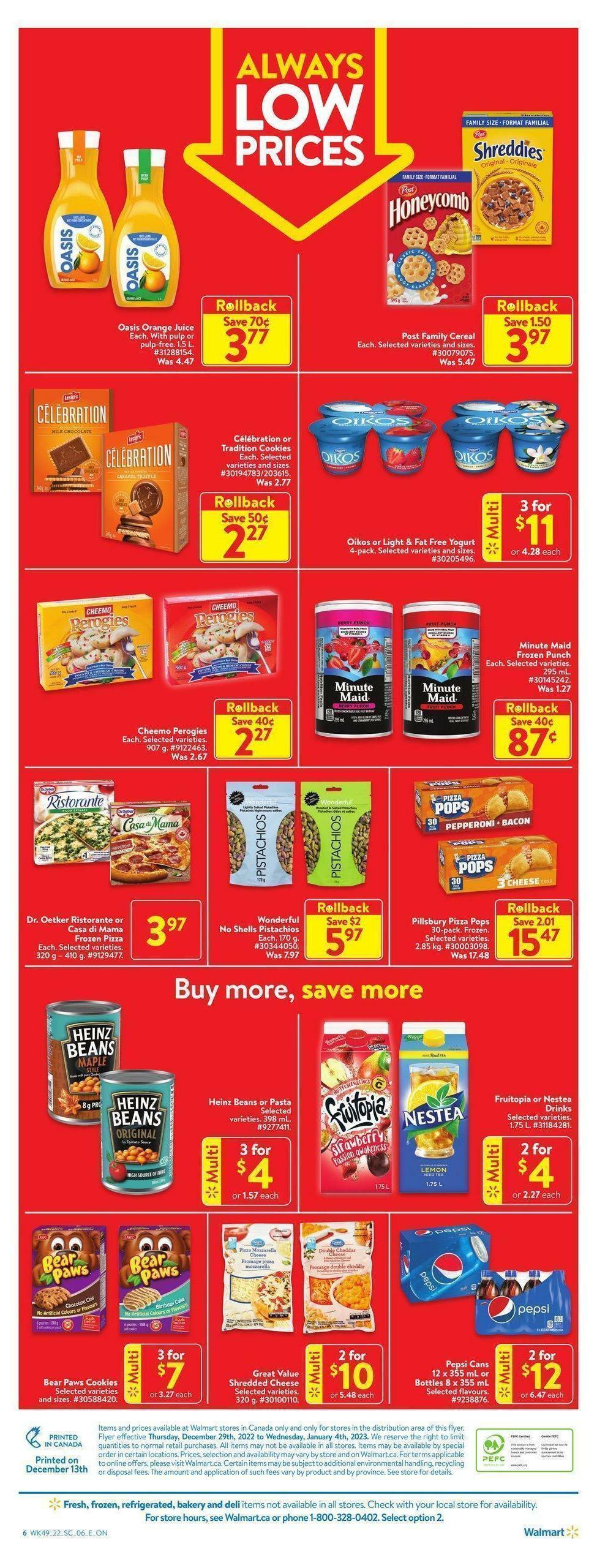 Walmart Flyer from December 29