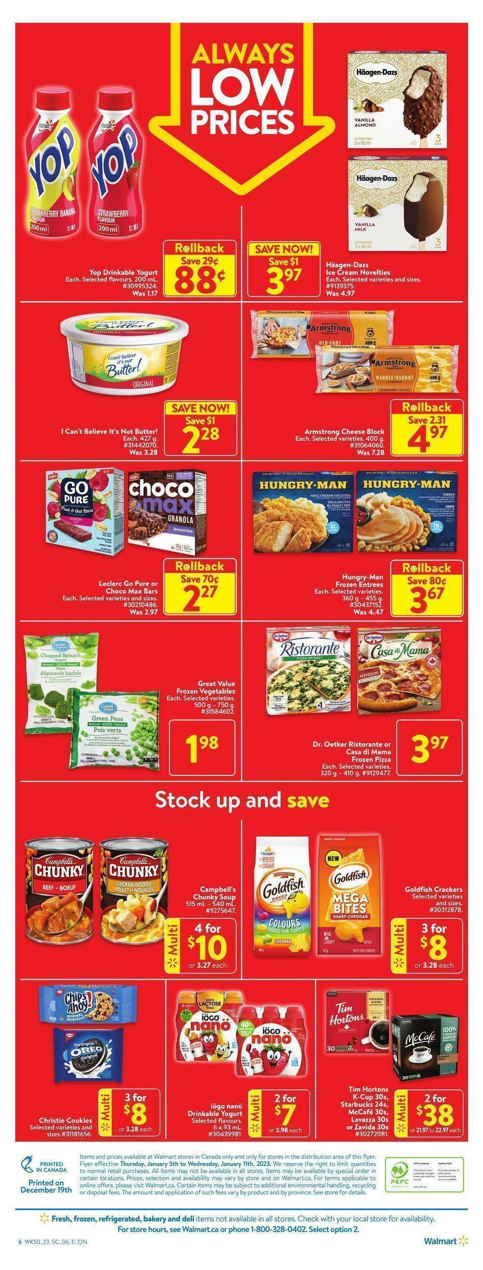 Walmart Flyer from January 5