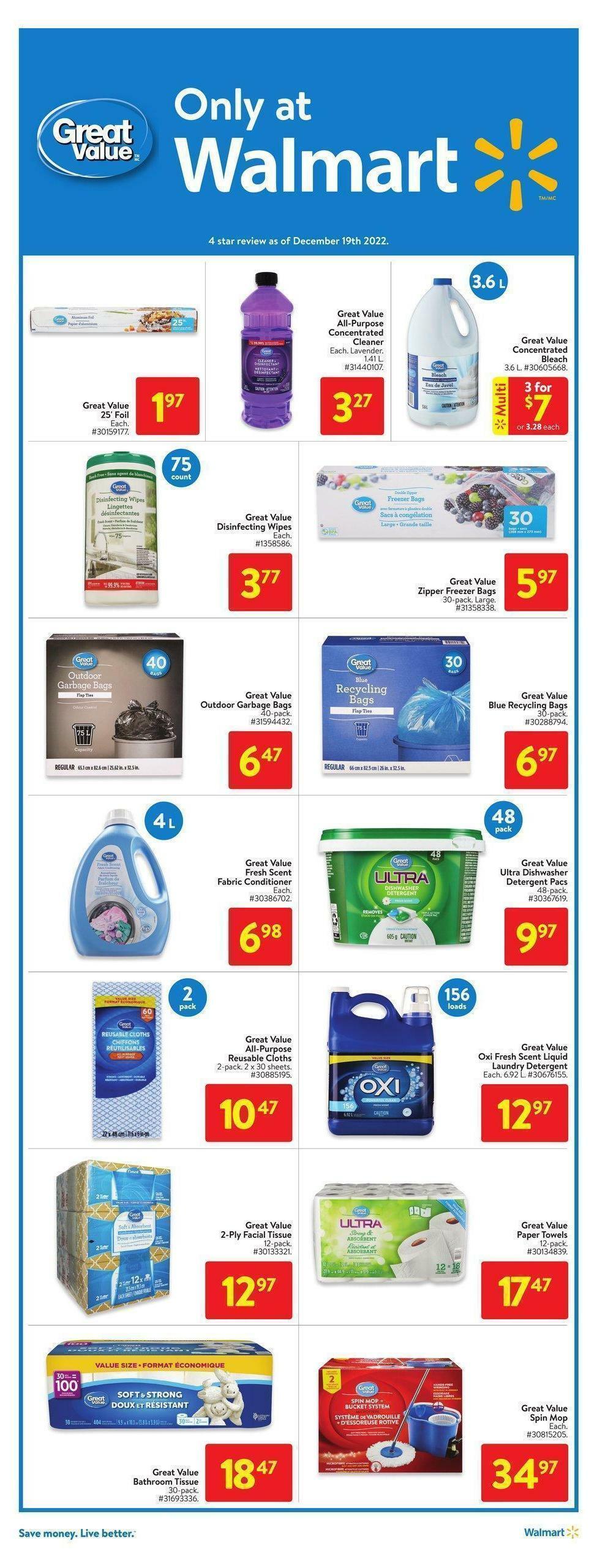 Walmart Flyer from January 5