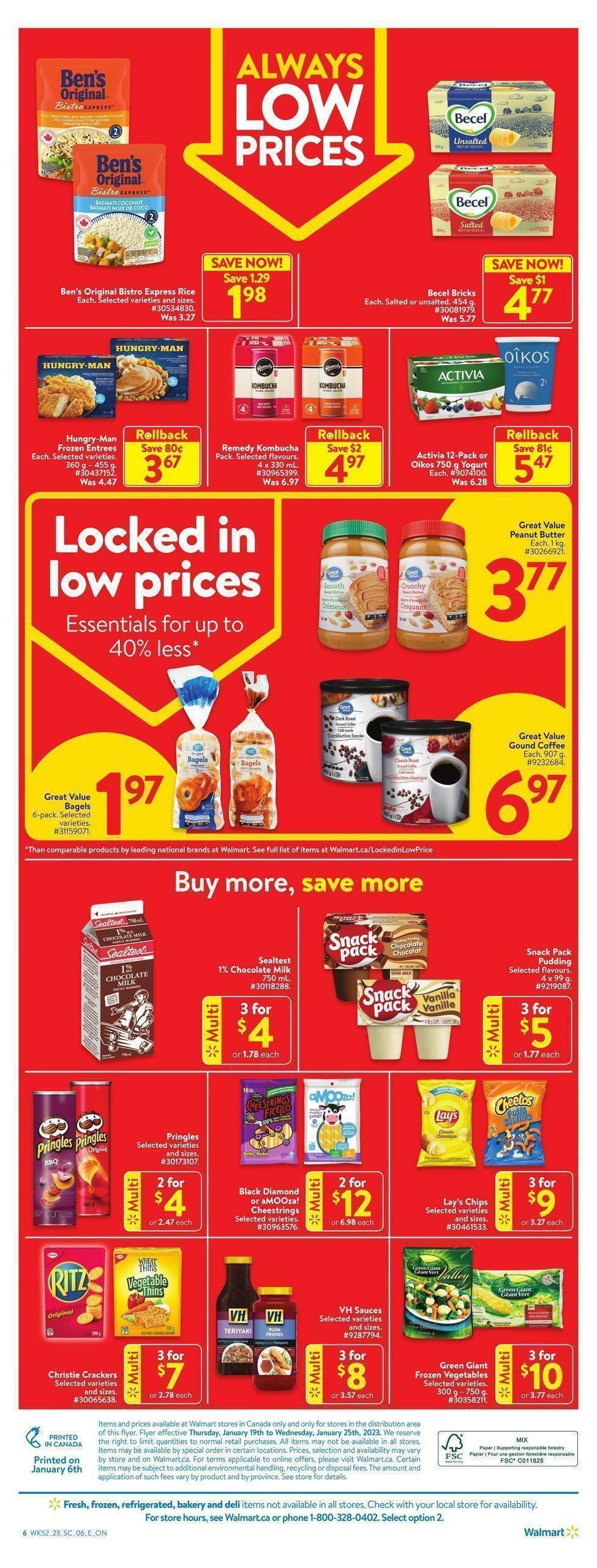 Walmart Flyer from January 19