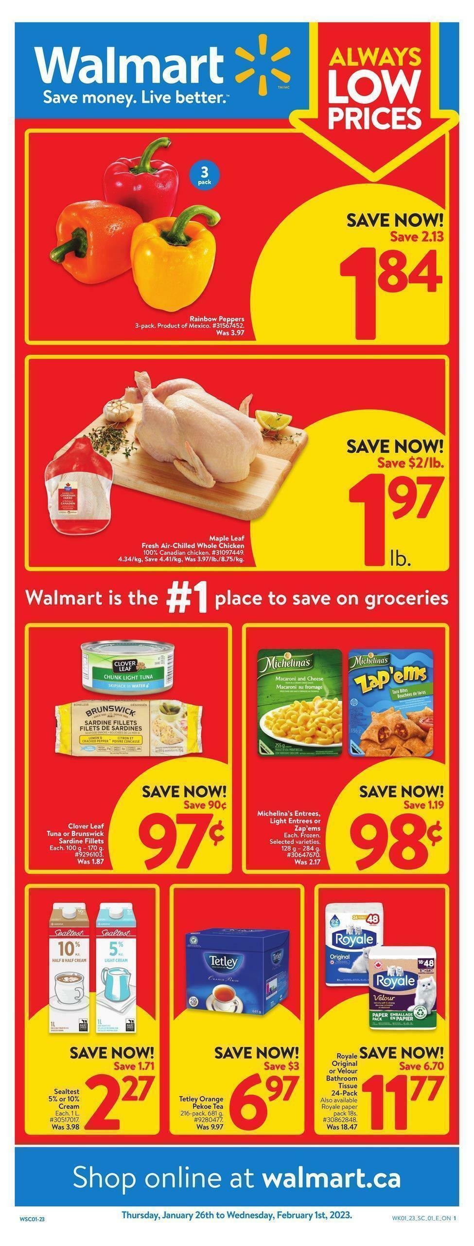 Walmart Flyer from January 26
