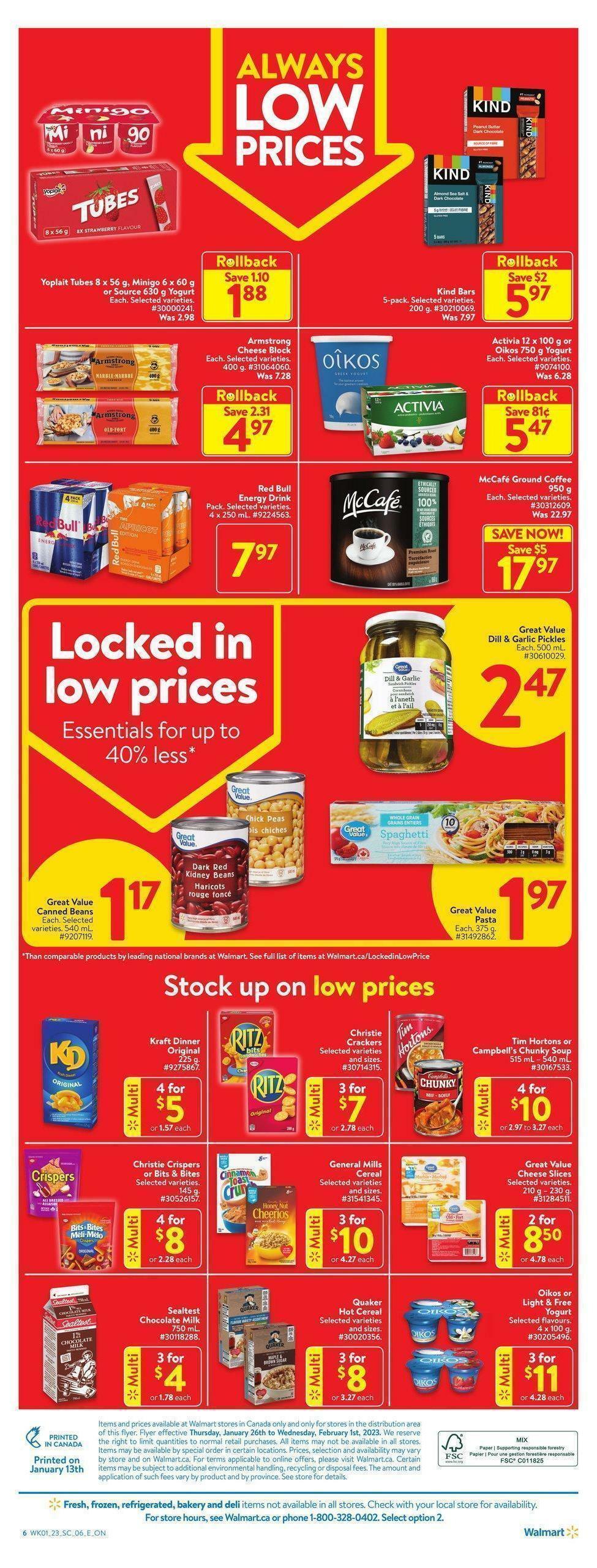Walmart Flyer from January 26