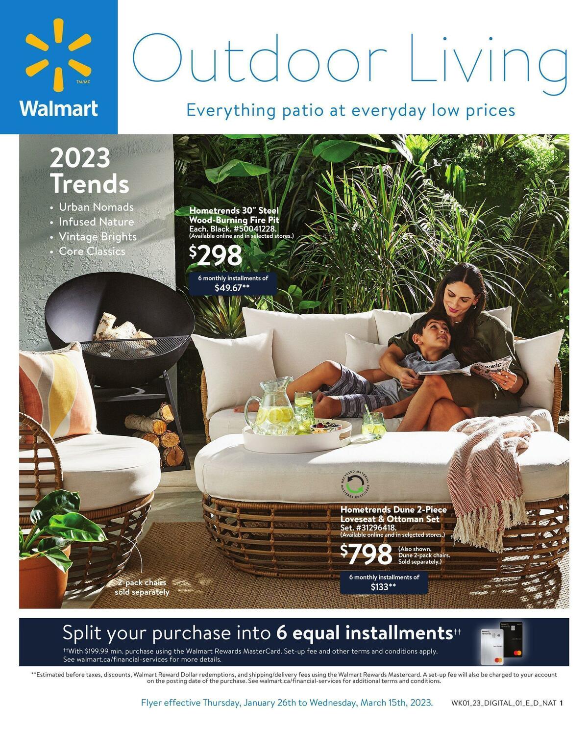 Walmart Patio Digest Flyer from January 26
