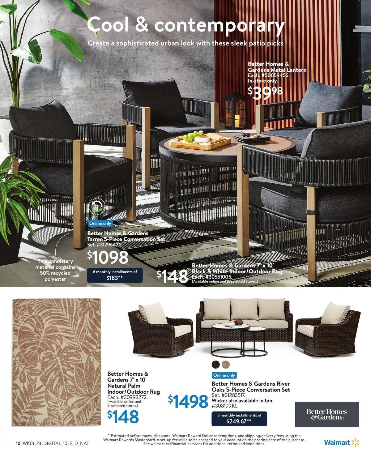 Walmart Patio Digest Flyer from January 26
