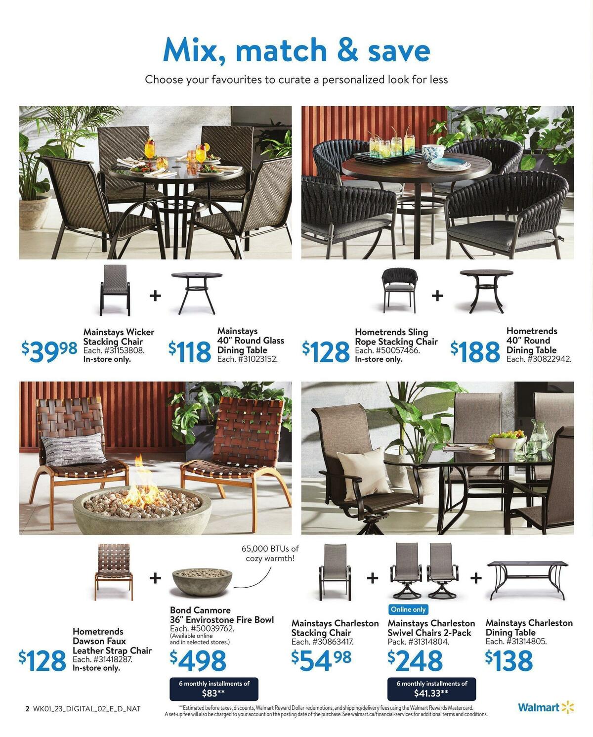 Walmart Patio Digest Flyer from January 26